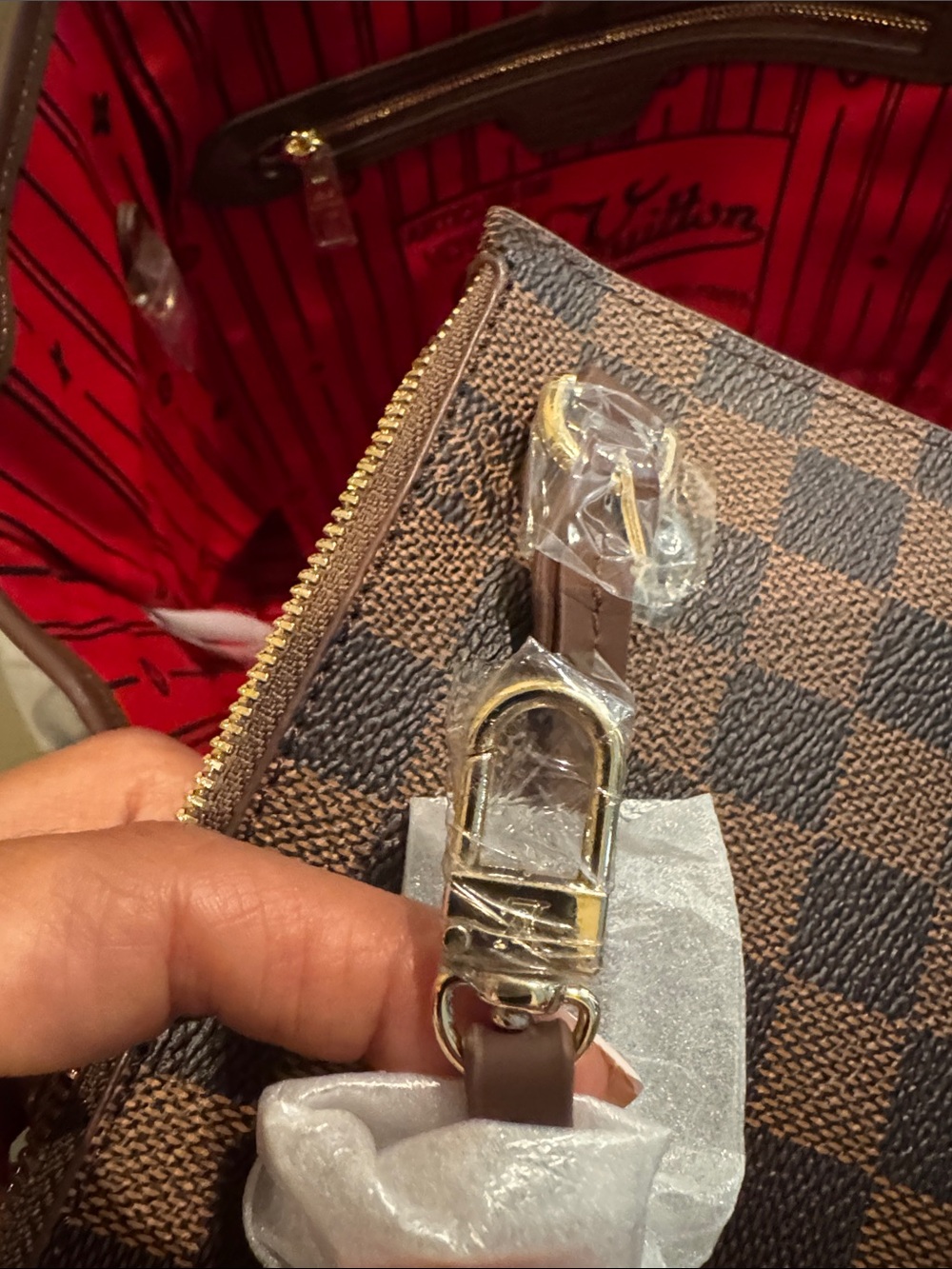 Brown Checker Neverfull - Picture 10 of 12